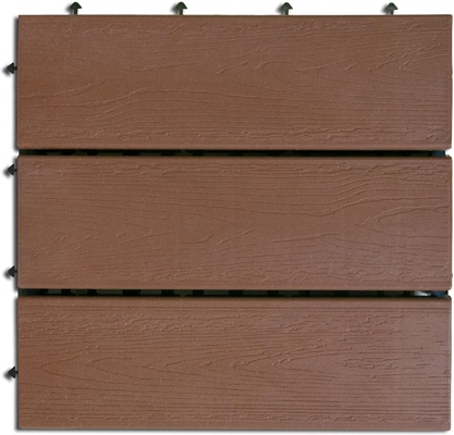 Loseta Imitacion Madera Compos Choco 6 uds 30x30 cm